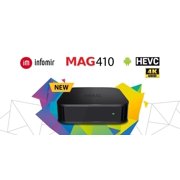 NEW 2019 Infomir MAG 410 MAG410 UHD 4K Video IPTV OTT Streamer BOX Android TV BOX