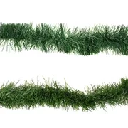 Christmas Tree Decoration Garlands, Pine Green, 8-Feet, 2-Piece