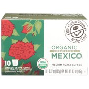 The Coffee Bean & Tea Leaf Mexico Organic Medium Roast Single Serve Coffee for Keurig Brewers, 1 Box of 10 (10 Total Pods)