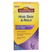 Nature Made Hair, Skin, Nails With Biotin Softgel, 2500 Mcg, 60 Ct