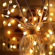 20 LEDs Garland LED Ball String Lights Waterproof Christmas Tree Wedding Home Indoor Decoration;20 LEDs Garland LED Ball String Lights Waterproof Christmas Tree Decor