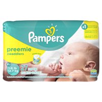 Pampers Swaddlers Newborn Diapers, Soft and Absorbent, Size 1, 27 Ct