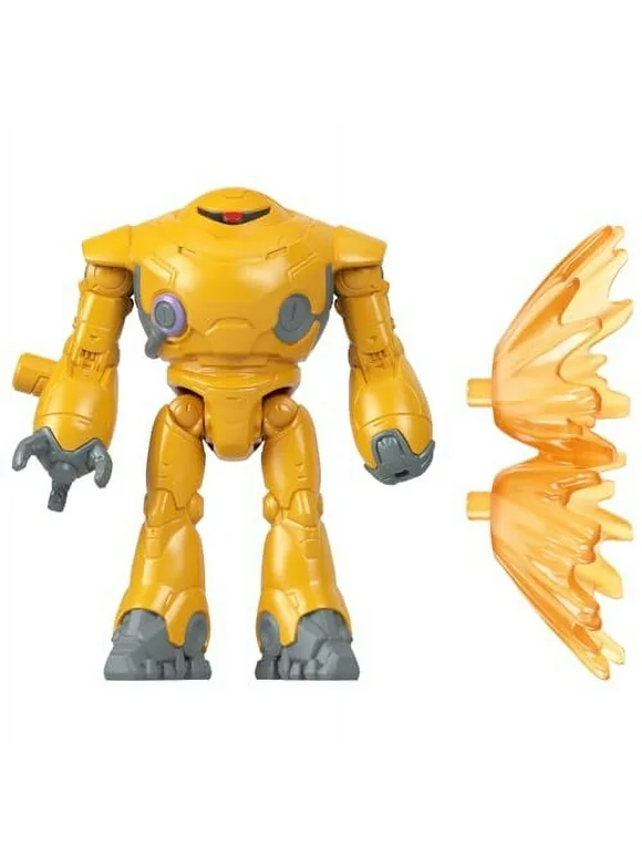 Replacement Part for Imaginext Playset Inspired by Lightyear Jr. ZAP Patrol - HGT27 ~ Replacement Poseable Articulated Yellow Zyclops Figure with Power Boost Feet