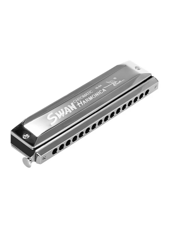 SWAN Harmonica,Harmonica C Case And Cloth Kids Sw-1664 16 Harmonica 64 Tones Mouth C Key 64 With Case And Rookin Harmonica Huiop Sw-1664 64 To-nes Mouth Qisuo Mewmewcat Harp Swan
