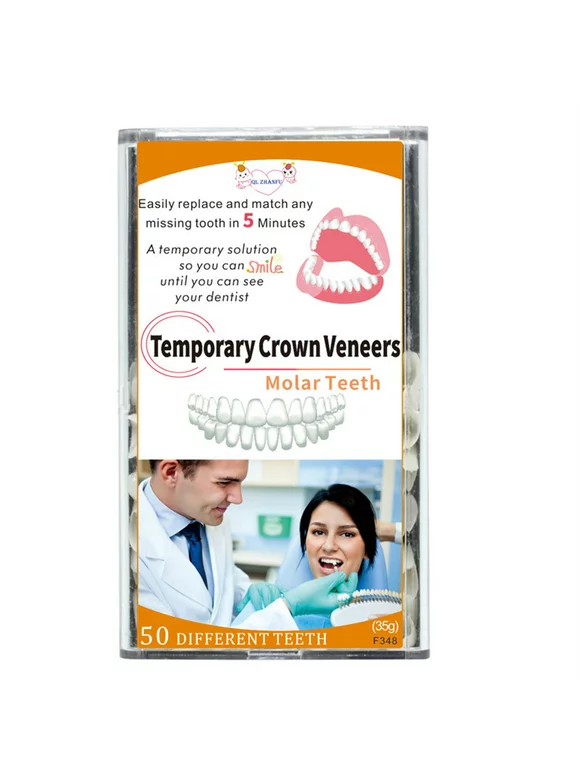 MIARHB Temporary Tooth Kit For Filling The Missing Broken Tooth And Gaps Moldable Temporary Crown Veneers Material Anterior Front Back Molar Teeth Swish Smile