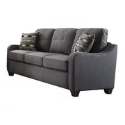 ACME Cleavon II Sofa with 2 Pillows in Gray Linen Upholstery