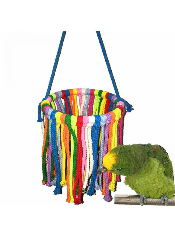 Truelife Bird parrot hanging swing ring toy decoration