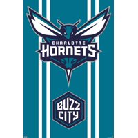 Trends International NBA Charlotte Hornets - Logo 20 Wall Poster 22.375" x 34" Unframed Version