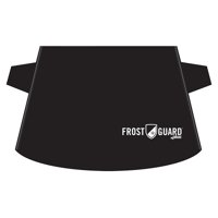 FrostGuard Plus Automotive Winter Windshield Cover - Black - Standard Size for Cars and Smaller SUVs - Shades