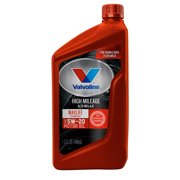 (4 Pack) Valvoline High Mileage with MaxLife Technology SAE 5W-20 Synthetic Blend Motor Oil - 1 Quart