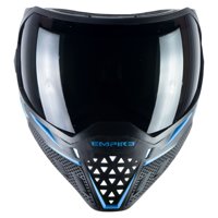 Empire EVS Paintball Goggle with Thermal Ninja Lens, Black and Navy Blue