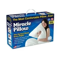 As Seen On TV Miracle Pillow The Most Comfortable Pillow! Deluxe Queen 18.5"x28"
