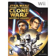 Star Wars the Clone Wars: Republic Heroes - Nintendo Wii, Compete against a friend with in-level challenges for rewards and points to be spent to upgrade.., By Brand LucasArts