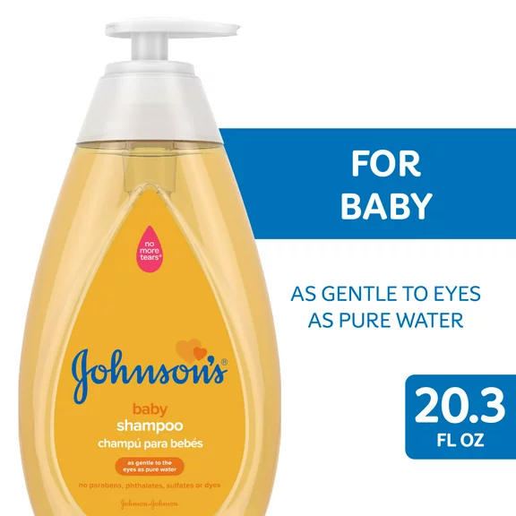 Johnson's Baby Shampoo with Gentle Tear-Free Formula, 20.3 fl. oz