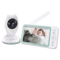 Heimvision HM132 Video Baby Monitor with Camera and Audio, 4.3" Split Screen Baby Camera with Night Vision, 2 Way Talk