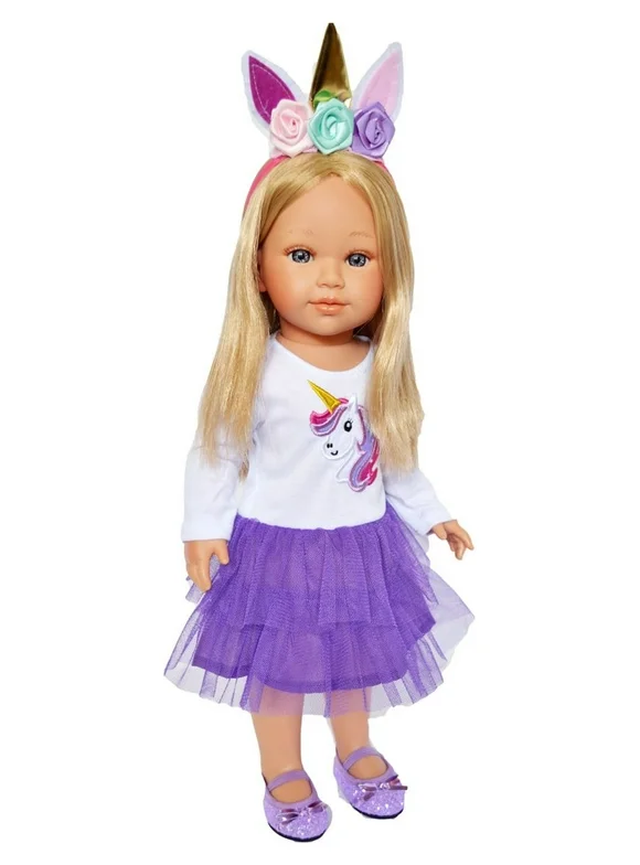 Purple Unicorn Outfit Fits 18 Inch Dolls