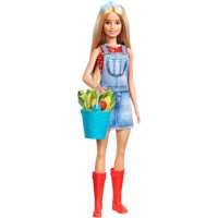 Barbie Sweet Orchard Farm Doll, Blonde, with Blue Bucket