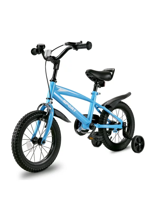 Naipo Kids Bike Girls and Boys Blue Bike for Age 2-5 Years Old 12" Kid Bike