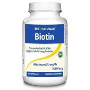 Best Naturals Biotin 10000 mcg, 200 Ct