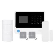 Mgaxyff Wireless Alarm Keyboard,Alarm Keypad,GSM WiFi/GPRS/SMS LED Touch Keypad Alarm Keyboard Home Security System 100-240V EU Plug