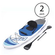 Bestway Hydro Force Inflatable 10 Foot Oceana Stand Up Paddle Board (2 Pack)