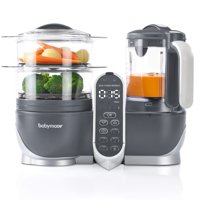 Babymoov Duo Meal Station - 6 in 1 Food Maker with Steam Cooker, Blend & Puree (9 cups)