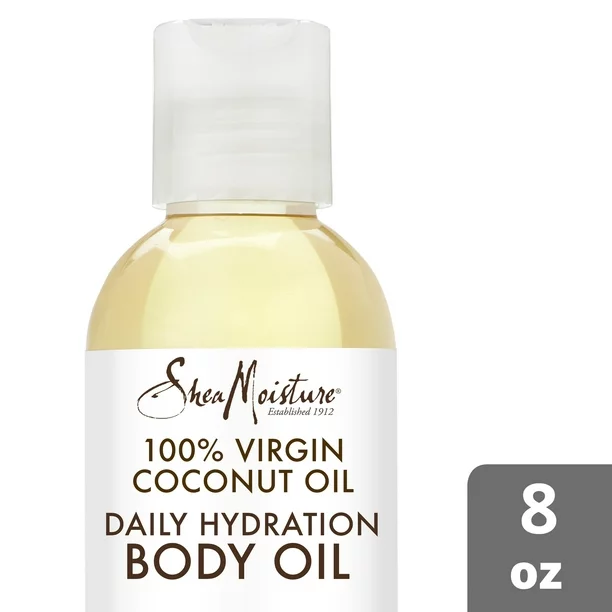 SheaMoisture Daily Hydration Body Oil Virgin Coconut Oil, 8 oz