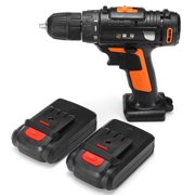 48V Electric Drill Cordless Rechargeable Driver Drill Screw Set Repair Tools Kit