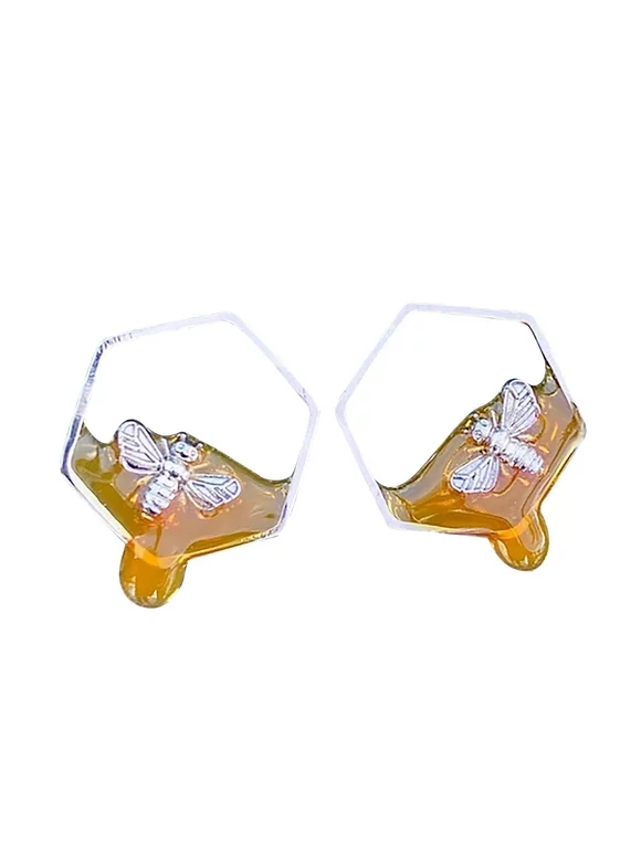Egmy An Elegant of and Beauty Bee Earrings Captures the Whimsical Splendor of the Bee