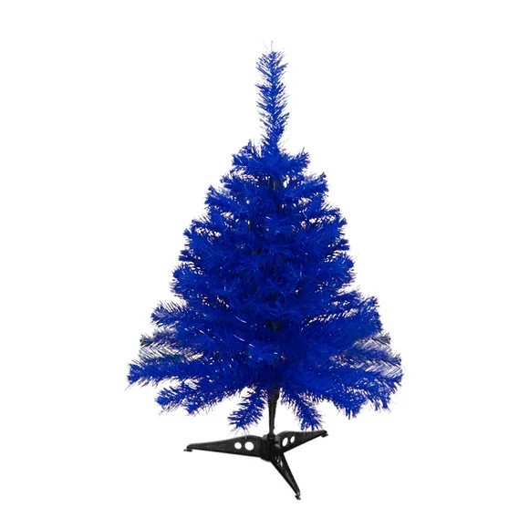 JeashCHAT Mini Christmas Tree Tabletop Christmas Tree 11.8" Artificial Desktop Xmas Tree for Indoor Office Home Christmas Party Holiday Decor, Blue