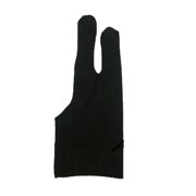 MIARHB Two Finger Anti-fouling Glove Drawing & Pen Graphic Tablet Pad For Artist Black