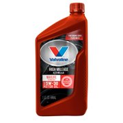 (2 Pack) Valvoline High Mileage with MaxLife Technology SAE 5W-30 Synthetic Blend Motor Oil - 1 Quart