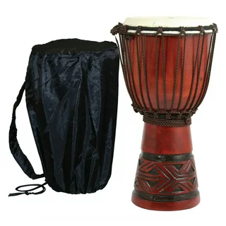 X8 Drums Celtic Labyrinth Djembe Drum 9 x 16 in.