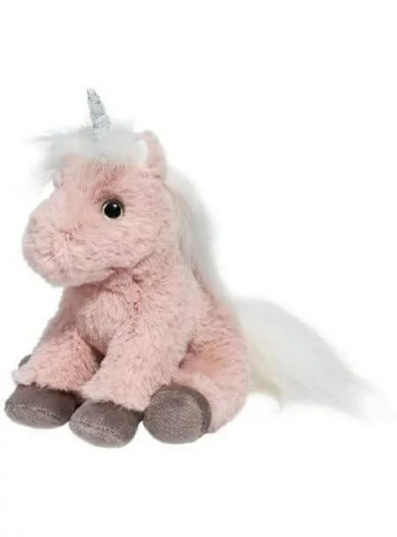 Douglas Cuddle Toys Melodie Pink Unicorn Mini Soft Plush Stuffed Animal, 6"