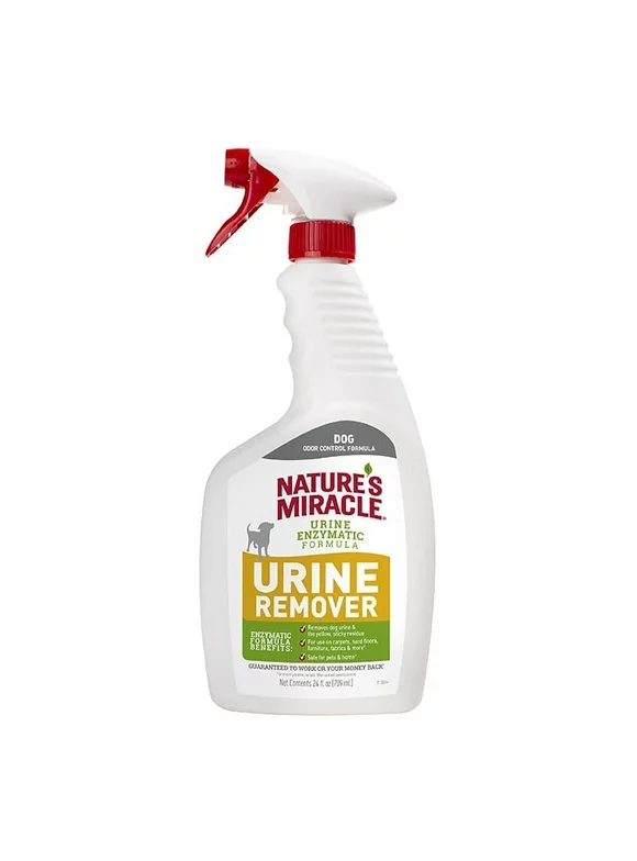 Natures Miracle Dog Urine Remover, 24 Ounces, Enzymatic Formula