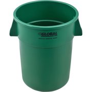 55 Gallon Garbage Can, Green