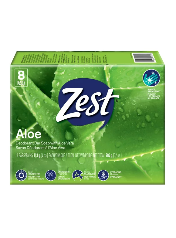 Zest Aloe Water & Pear, 4 oz., 8 Count