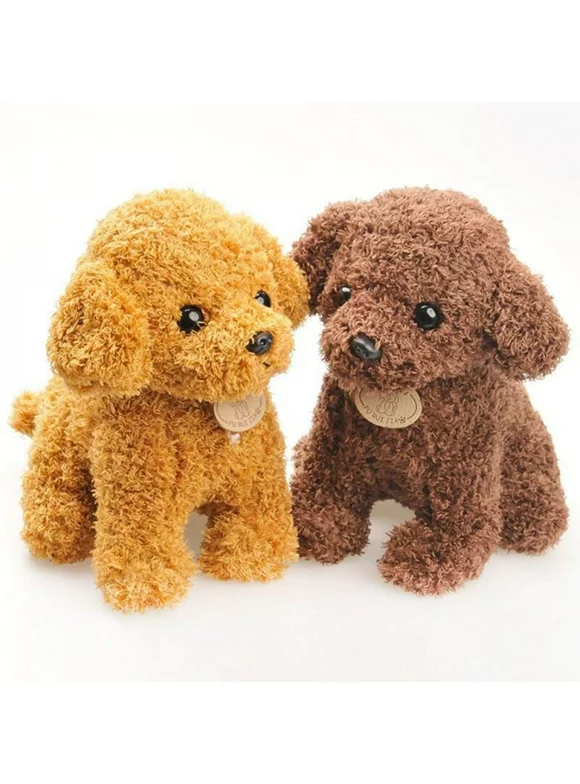 Clearance!Realistic Dog Toy Decoration Adorable Puppy Plush Toy Handcrafted Artificial Plush For Home Party Decorative Doll Kids Adult Gifts