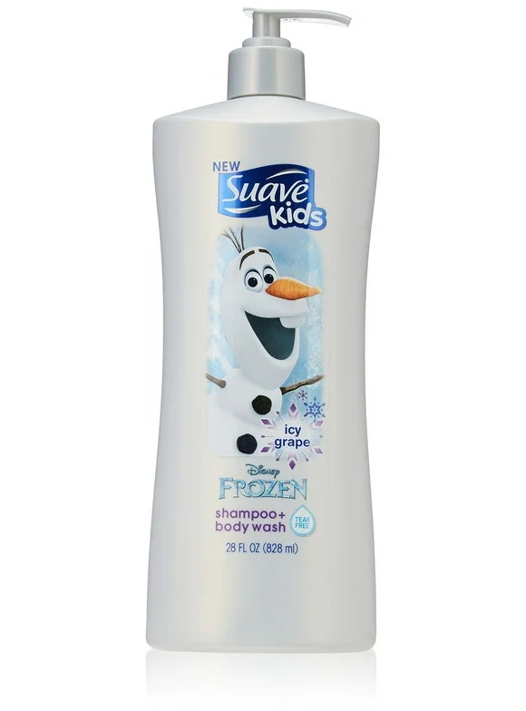 Suave Kids Shampoo & Body Wash Disney Frozen Olaf Icy Grape, 28 Ounce