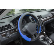 Auto Drive 1PC Steering Wheel Cover Racer Blue - Universal Fit