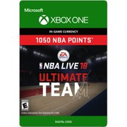 Xbox One NBA LIVE 18: NBA UT 1050 Points Pack (email delivery)