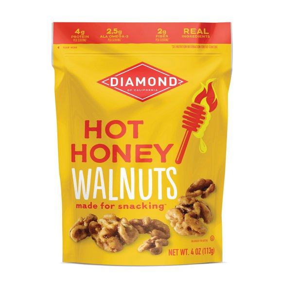 Diamond of California Snack Walnuts Hot Honey 4oz