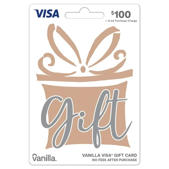 $100 Vanilla Visa Luxe Bow Gift Card (plus $6.44 Purchase Fee)