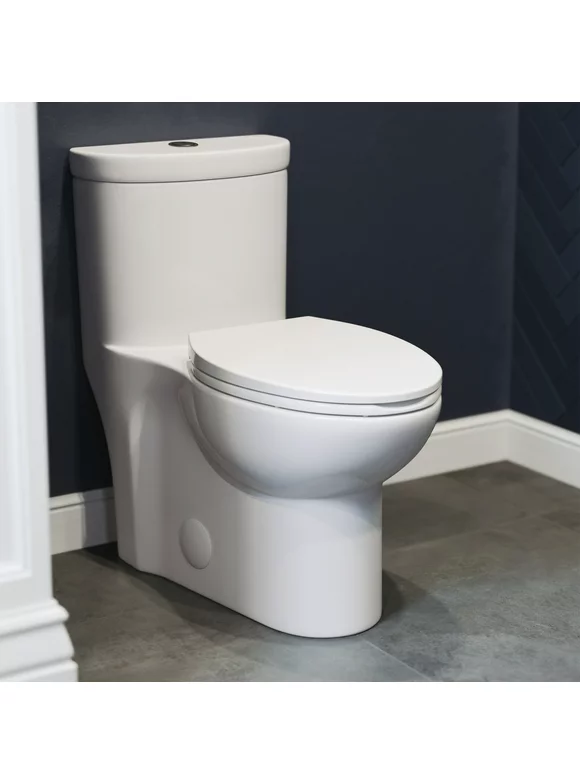 Swiss Madison Sublime One Piece Elongated Ceramic Toilet Dual Flush 1.1/1.6 Gpf
