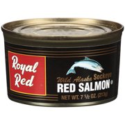 (2 Pack) Trident Royal Red Wild Alaskan Red Sockeye Salmon, 7.5 oz