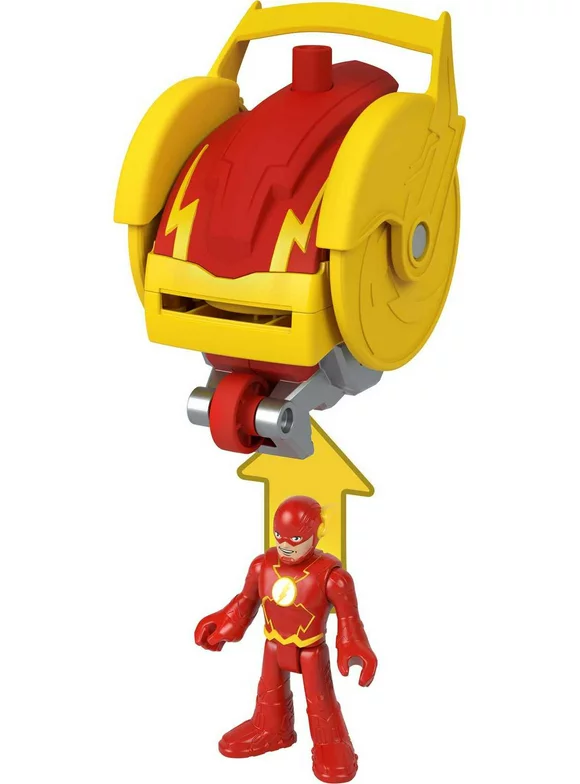 Imaginext DC Super Friends Head Shifters The Flash & Speed Force Cycle Figure Set, 4 Pieces