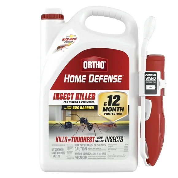 Ortho Home Defense Insect Killer for Indoor & Perimeter2 with Comfort Wand, 1 gal.