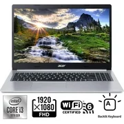 Acer Aspire 5 A515-55-378V, 15.6" Full HD Display, 10th Gen Intel Core i3-1005G1 Processor (Up to 3.4GHz), 4GB DDR4, 128GB NVMe SSD, WiFi 6, HD Webcam, Backlit Keyboard, Windows 10 in S Mode