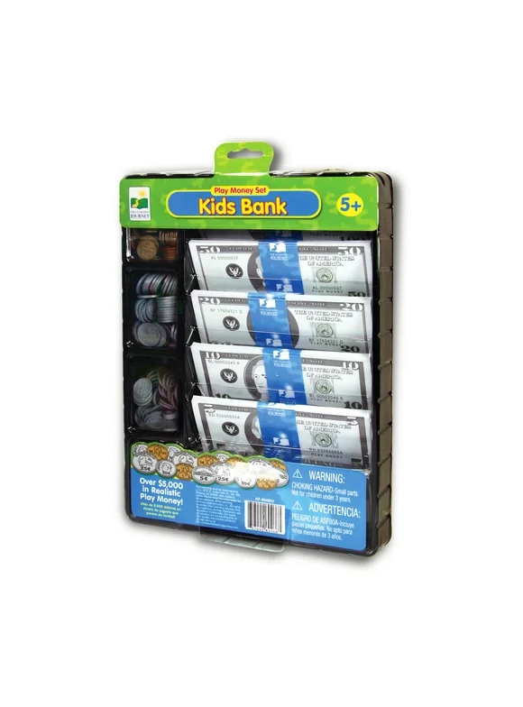 The Learning Journey Play Money Set - Kids Bank