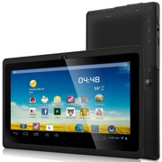 7"  Zeepad 7DRK-Q Android 4.4 Quad Core Multi-touch Screen Dual Camera Bluetooth Tablet PC Bundle with Gel Cover-Black